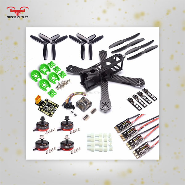 QAV-R 220mm Carbon Fiber Racing Drone Set