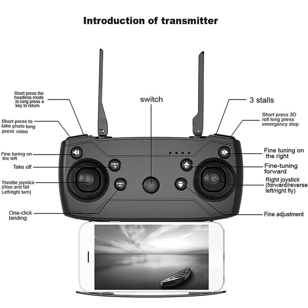 X12 WiFi FPV RC Drone