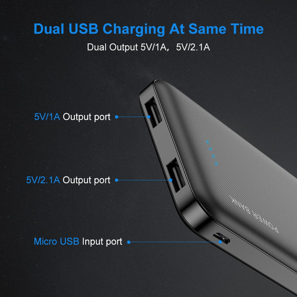 10000mAh Power Bank Portable Charger