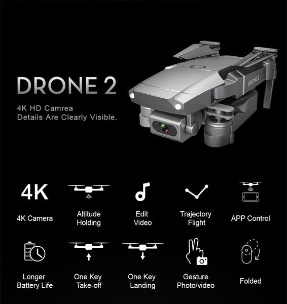 New 2020 Model E68 WIFI FPV 4K Mini Drone