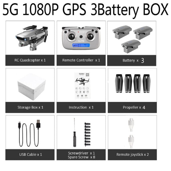 SG907 GPS 4K HD WIFI Drone