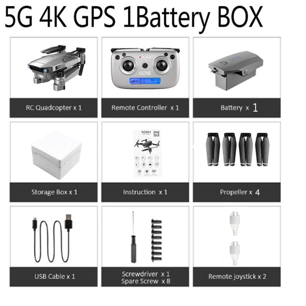 SG907 GPS 4K HD WIFI Drone