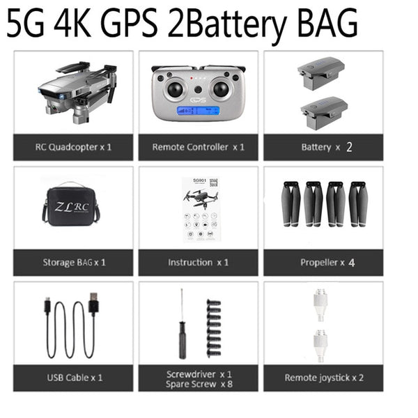 SG907 GPS 4K HD WIFI Drone