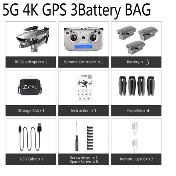 SG907 GPS 4K HD WIFI Drone