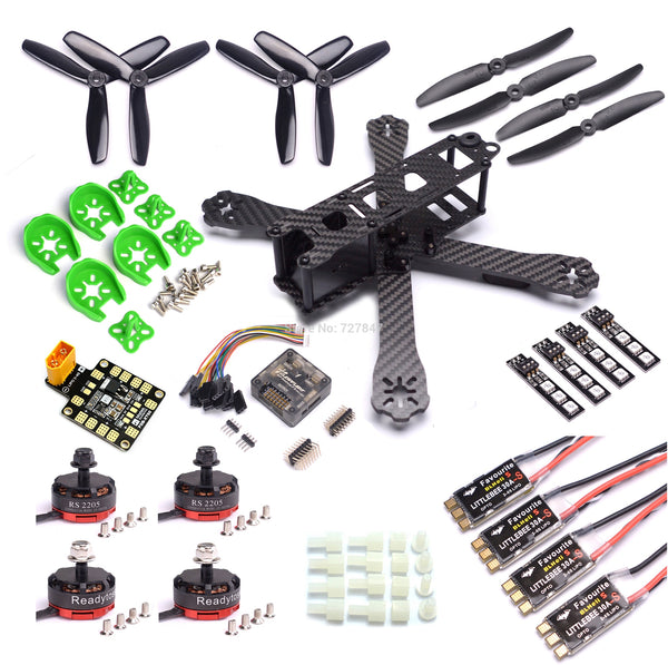 QAV-R 220mm Carbon Fiber Racing Drone Set