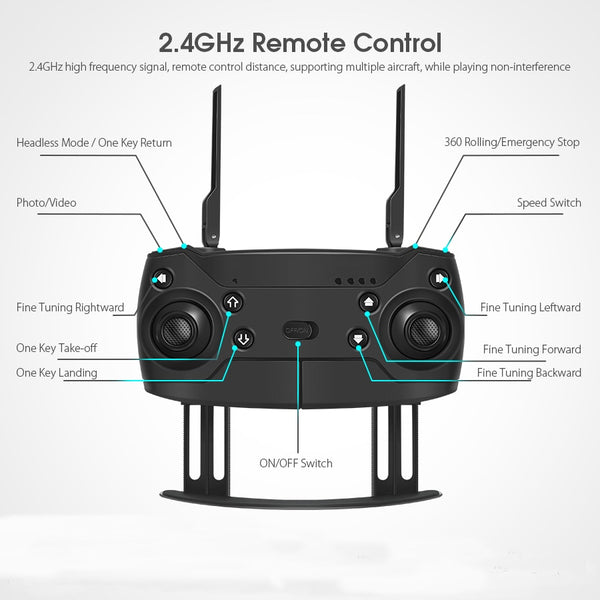 Eachine WIFI FPV With 4K/1080P HD Foldable